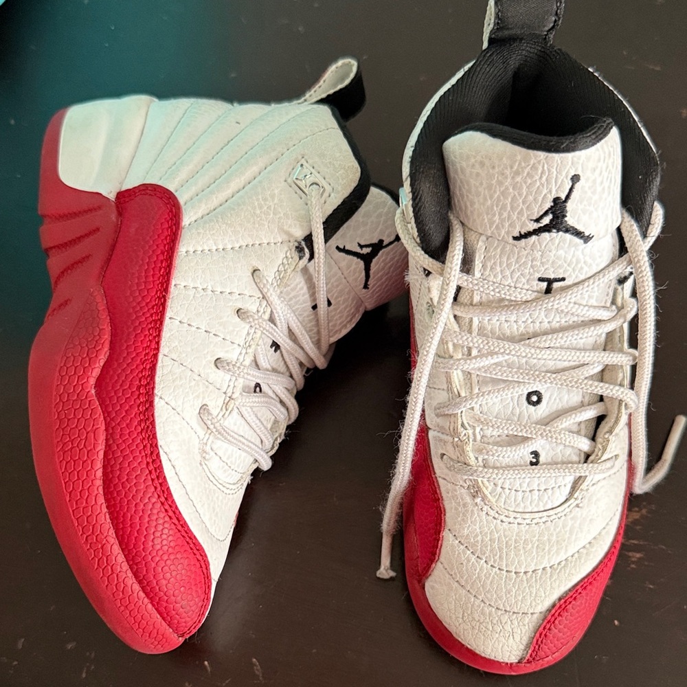 Jordan 12s “Cherry” kids